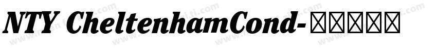 NTY CheltenhamCond字体转换